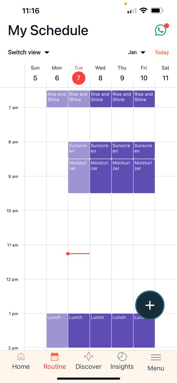 Night skincare routine steps visualized