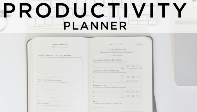 Ultimate Productivity Planner: Tips and templates that win