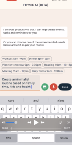 Minimalist Lifestyle AI