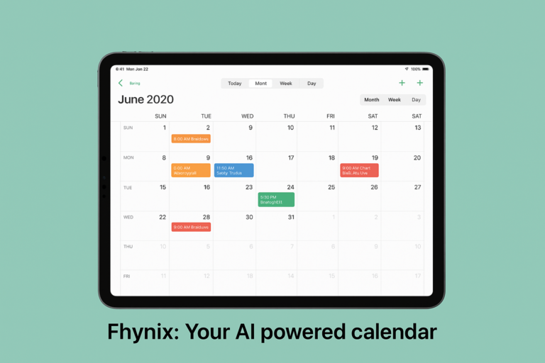 Fhynix: Your AI powered calendar