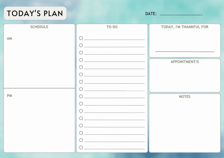 Free Daily Routine Template in 2026: Free, Printable or Digital