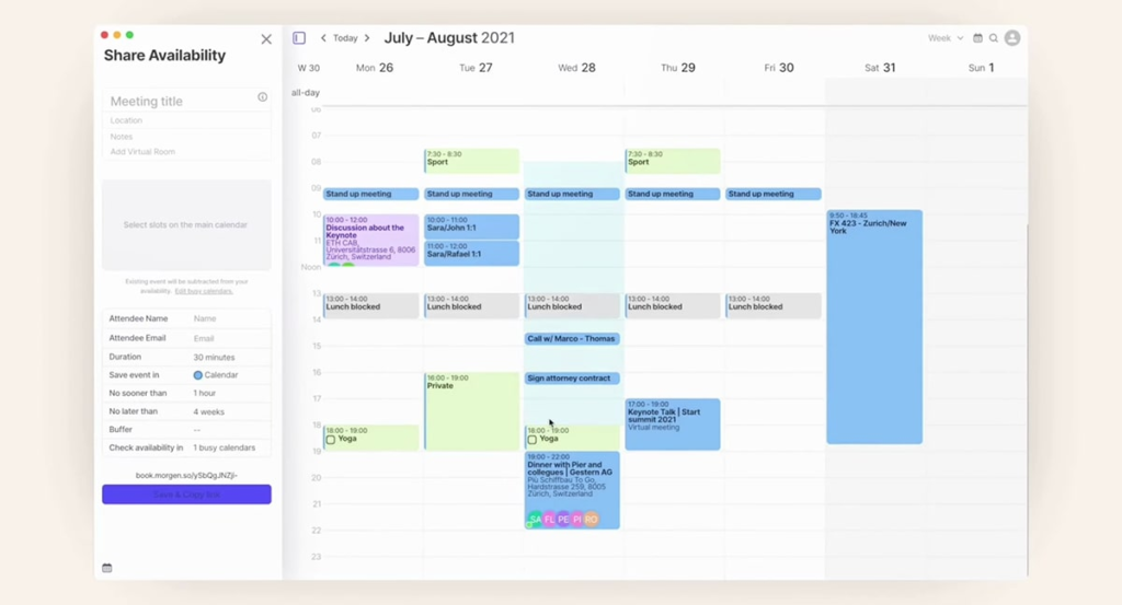 Morgen – Multi-Calendar Integration Specialist